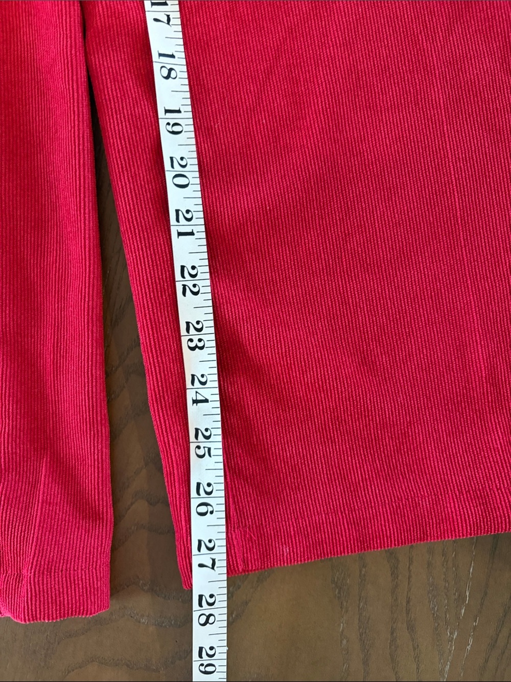 Women’s Corduroy Wide-Leg Pants - Pink, Red, Blue, Tan BUNDLE OF FOUR - Picture 3 of 12